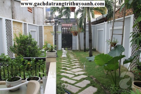 Đá Vũng Tàu lát sân vườn