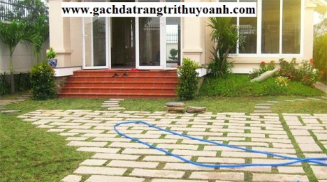 Đá Vũng Tàu lát sân vườn