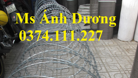 hàng rào dây thép gai, dây thép gai hình dao mạ kẽm, dây thép gai dao, dây thép gai giá rẻ,