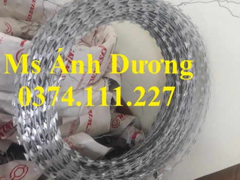 hàng rào dây thép gai, dây thép gai hình dao mạ kẽm, dây thép gai dao, dây thép gai giá rẻ,