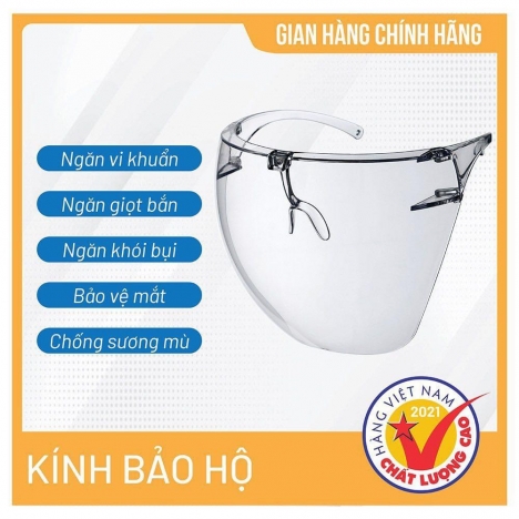 Kính y tế không bám hơi nước hàng chính hãng Asia