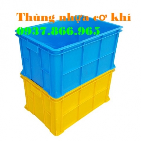 Đơn vị sản xuất thùng nhựa dùng trong ngành công nghiệp nhẹ, thùng nhựa b5