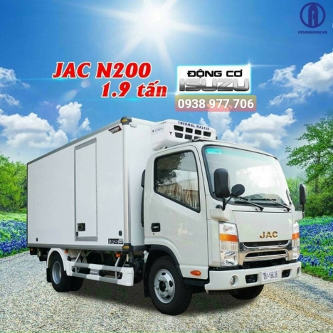 Xe tải ISUZU JAC N200 1T9 thùng 4m3 model 2021
