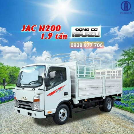 Xe tải ISUZU JAC N200 1T9 thùng 4m3 model 2021