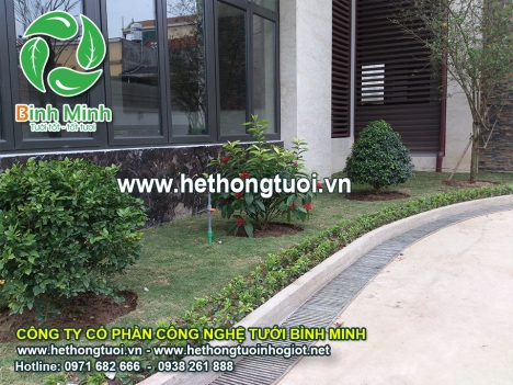 Hệ thống tưới cảnh quan, hệ thống tưới sân vườn, hệ thống tưới cây thông minh, hệ thống tưới cây