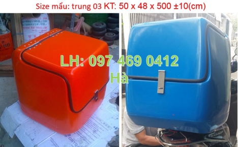 Thùng giao bánh kẹo, thùng giao trái cây lạnh, thùng ship hang bằng xe máy giá rẻ tphcm