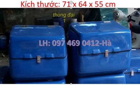 Thùng giao bánh kẹo, thùng giao trái cây lạnh, thùng ship hang bằng xe máy giá rẻ tphcm