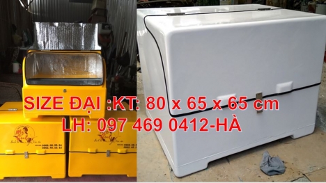Thùng giao bánh kẹo, thùng giao trái cây lạnh, thùng ship hang bằng xe máy giá rẻ tphcm