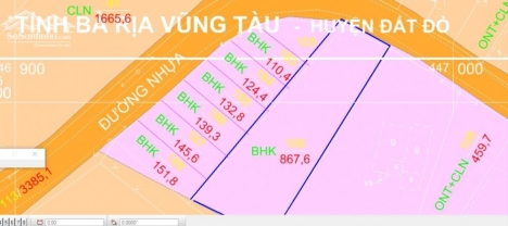 BÁN ĐẤT MẶT TIỀN NHỰA LONG MỸ - ĐẤT ĐỎ - BRVT