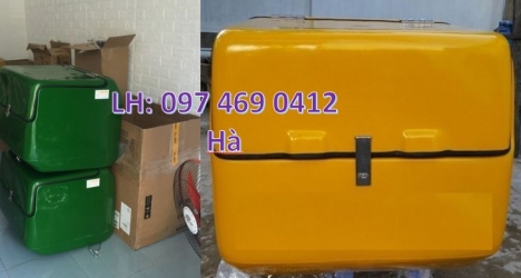 Thùng giao bánh kẹo, thùng giao trái cây lạnh, thùng ship hang bằng xe máy giá rẻ tphcm