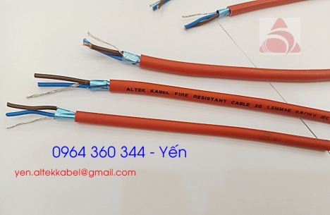 Cáp chống cháy - chống nhiễu - nhãn hiệu Altek Kabel - Đức