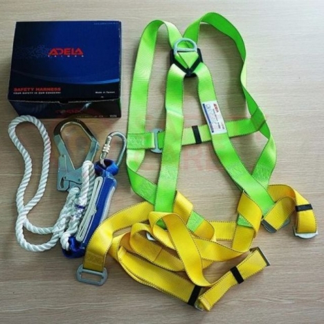 Dây đai an toàn toàn thân 1 móc 1 giảm sóc