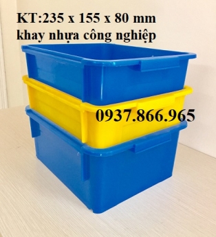 Khay nhựa phân loại dụng cụ cơ khí, khay nhựa A3, thùng nhựa đặc, khay nhua A4