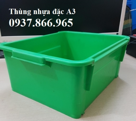 Khay nhựa phân loại dụng cụ cơ khí, khay nhựa A3, thùng nhựa đặc, khay nhua A4