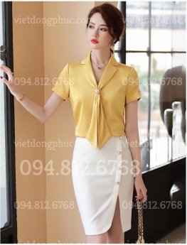 Công ty may chân váy đồng phục đẹp, đón đầu xu hướng thời trang