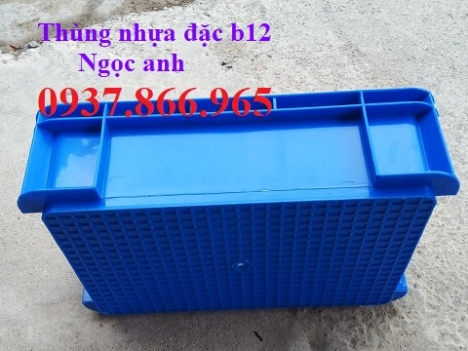 Công ty chuyên sản xuất thùng nhựa đặc công  nghiệp, thùng nhựa B12