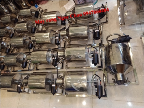 Máy rang đậu, bột hạt sen hạnh nhân đậu đỏ