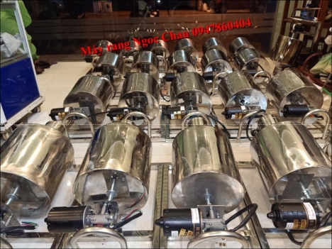 Máy rang đậu, bột hạt sen hạnh nhân đậu đỏ