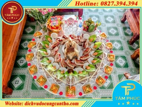 Mâm cúng đầy tháng thôi nôi cho bé -  gói VIP 2