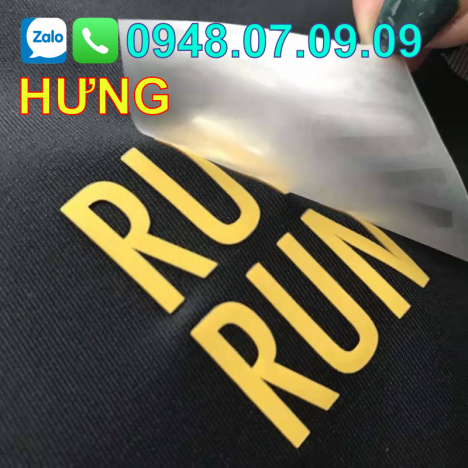 Nhãn ép nhiệt quần áo may mặc HƯNG THANH