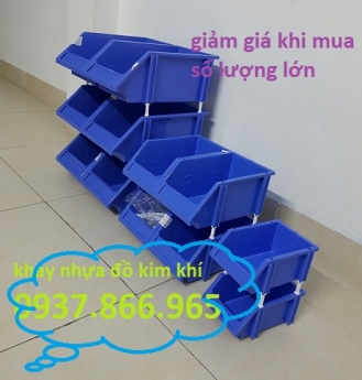 Khay nhựa đựng ốc vít có chân màu trắng, kệ dụng cụ