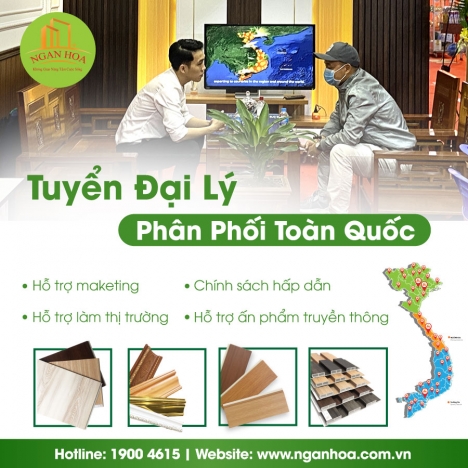 Tuyển Đại lý / Nhà phân phối Tấm ốp, lam sóng, phào chỉ toàn quốc