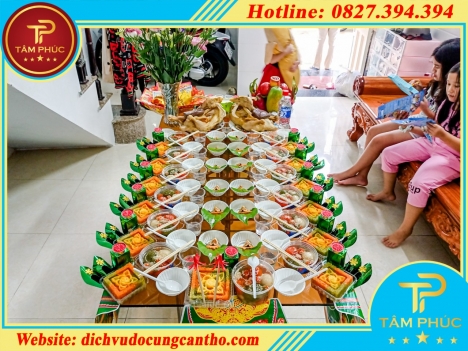 Mâm cúng đầy tháng thôi nôi cho bé -  gói VIP 2 VỊT
