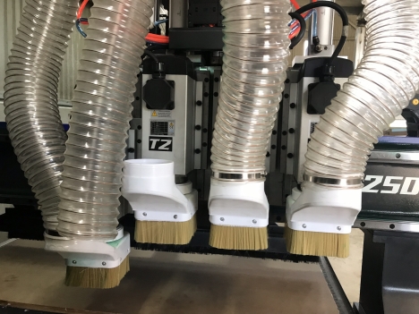 Máy cnc 4 đầu cắt gỗ công nghiệp