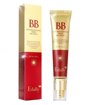 Kem nền Edally Ex Brightening Triple BB Cream làm sáng da gấp 3 lần