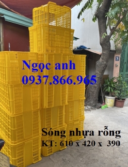 Sọt nhựa rỗng(Sóng nhựa hở), sọt nhựa dùng trong xí nghiệp 0937866965