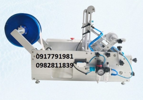 Máy dán nhãn chai tròn bán tự động 0982811839 1d65