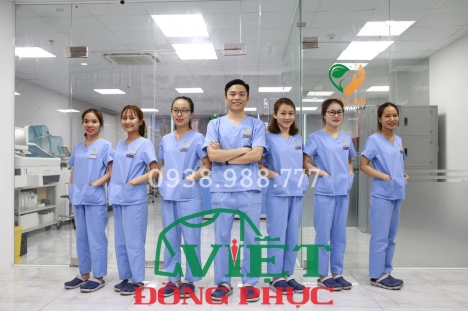 Xưởng may đồng phục điều dưỡng giá rẻ, miễn phí thiết kế, tư vấn