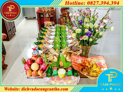 Mâm cúng đầy tháng thôi nôi cho bé -  gói VIP 2 VỊT