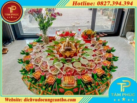Mâm cúng đầy tháng - An tâm cúng kiếng mùa dịch