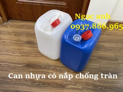 Can nhựa hóa đựng hóa chất,can nhựa 20l,mua can nhựa đựng hóa chất có nắp chống tràn