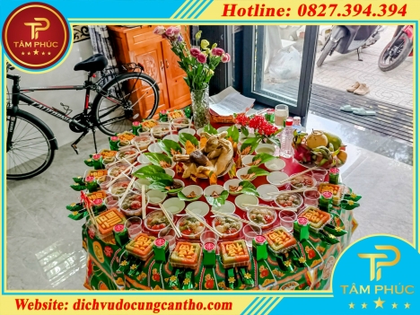 Mâm cúng đầy tháng - An tâm cúng kiếng mùa dịch