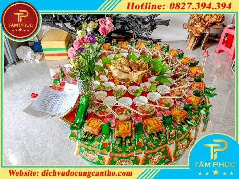 Mâm cúng đầy tháng - An tâm cúng kiếng mùa dịch