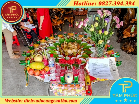 Mâm cúng đầy tháng - An tâm cúng kiếng mùa dịch