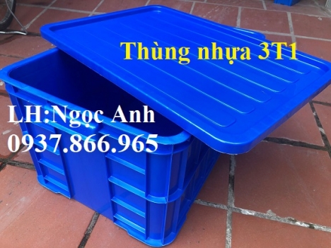 Thùng nhựa đặc có nắp , thùng nhựa công nghiệp tại bắc ninh, thung nhua co nap