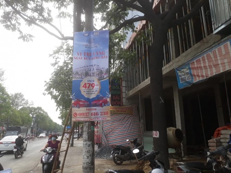 in băng rôn rao bán bất động sản toàn quốc