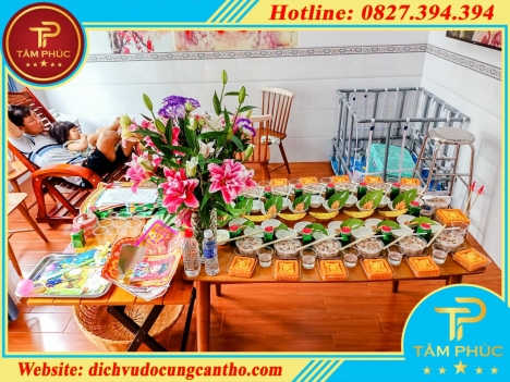 Mâm cúng đầy tháng thôi nôi cho bé -  gói VIP CHAY