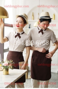 Mẫu đồng phục nhân viên chạy bàn phong cách trẻ trung, năng động, và hiện đại khi mặc