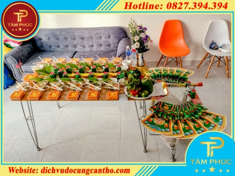 Mâm cúng đầy tháng thôi nôi cho bé -  gói VIP CHAY