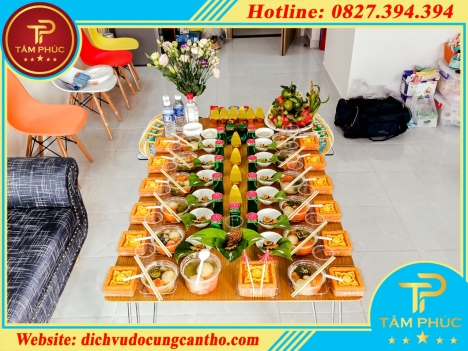 Mâm cúng đầy tháng thôi nôi cho bé -  gói VIP CHAY