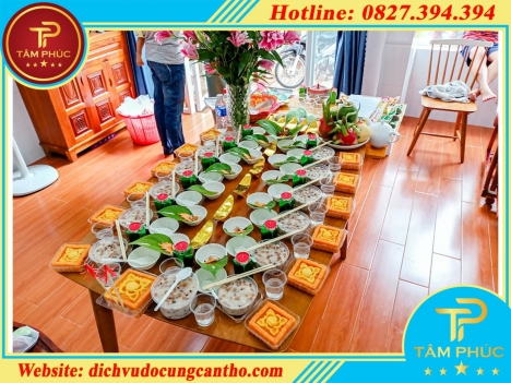 Mâm cúng đầy tháng thôi nôi cho bé -  gói VIP CHAY