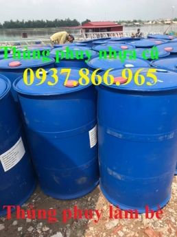 Thùng phuy nhựa, thùng phuy sắt, thùng phuy làm bè