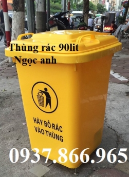 Thùng rác theo tiêu chuẩn của bộ y tế, thùng rác màu vàng, thung rac y te