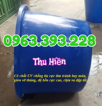 Thùng nhựa tròn giá rẻ, thùng tròn dung tích lớn, bể nhựa trồng cây, thùng nuôi hải sản