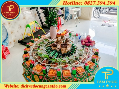 Ý nghĩa của mâm đồ bốc thôi nôi cho bé