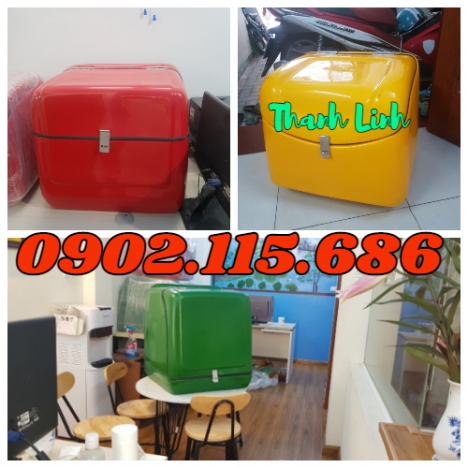   Thùng chở hàng, thùng chở hàng Tiki, thùng ship hàng đồ ăn, thùng giao hàng Lazada, thùng chở hàng
